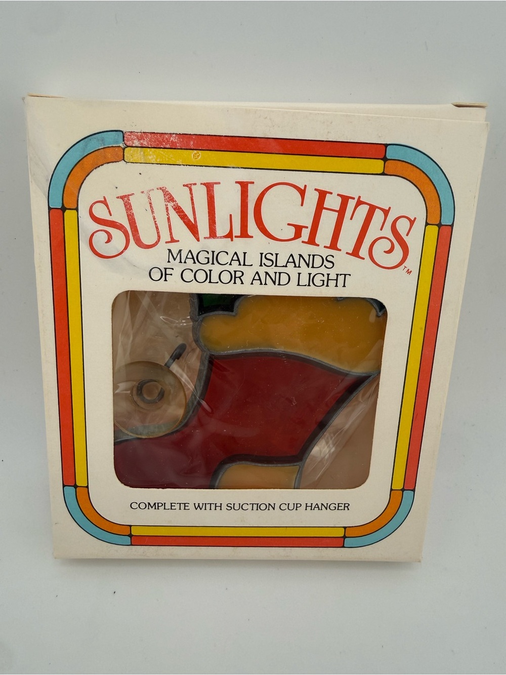 Vintage Christmas window suncatcher